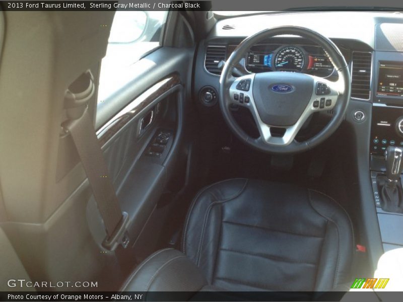Sterling Gray Metallic / Charcoal Black 2013 Ford Taurus Limited