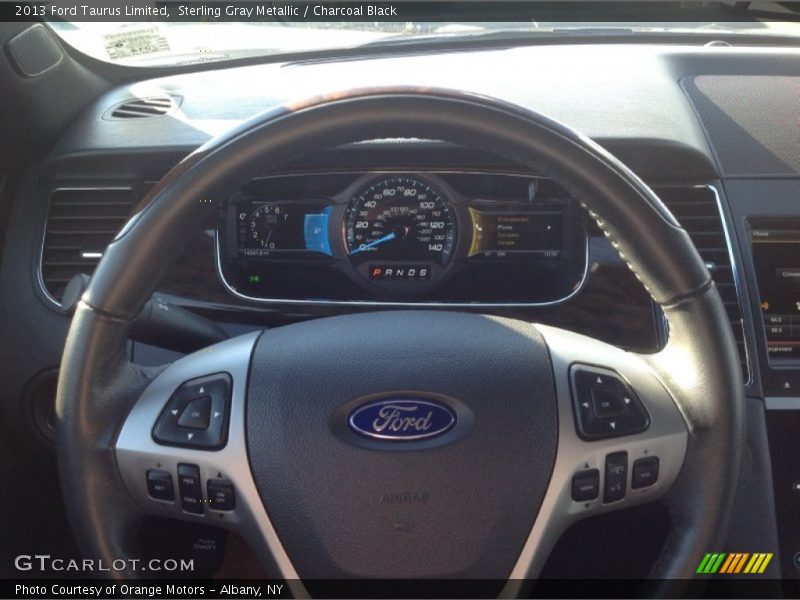 Sterling Gray Metallic / Charcoal Black 2013 Ford Taurus Limited