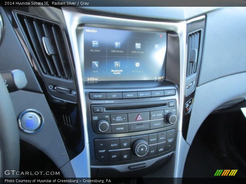 Radiant Silver / Gray 2014 Hyundai Sonata SE