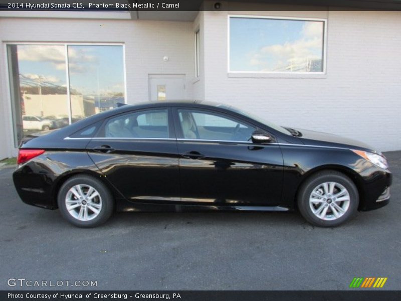 Phantom Black Metallic / Camel 2014 Hyundai Sonata GLS