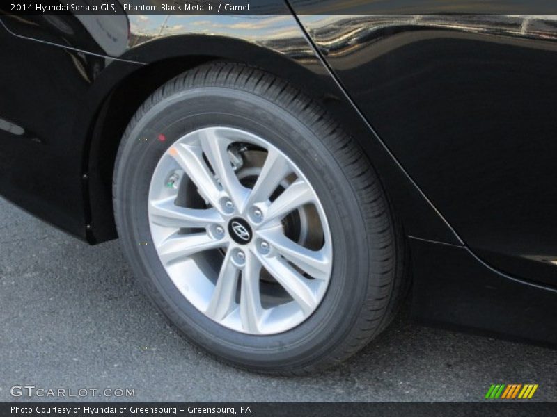 Phantom Black Metallic / Camel 2014 Hyundai Sonata GLS
