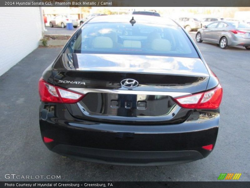 Phantom Black Metallic / Camel 2014 Hyundai Sonata GLS