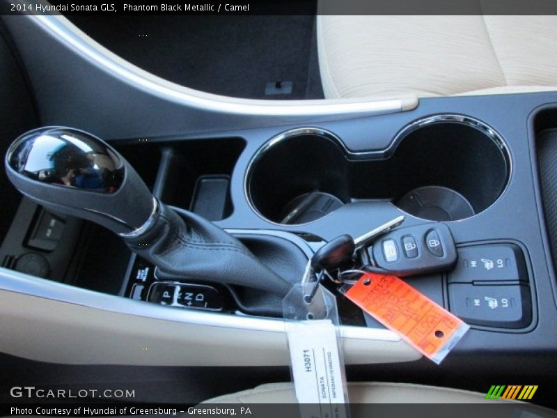 Phantom Black Metallic / Camel 2014 Hyundai Sonata GLS
