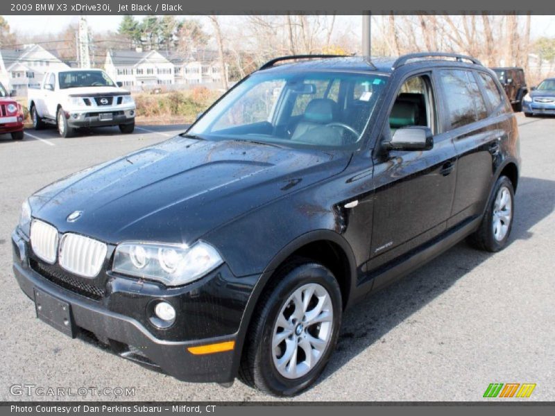 Jet Black / Black 2009 BMW X3 xDrive30i