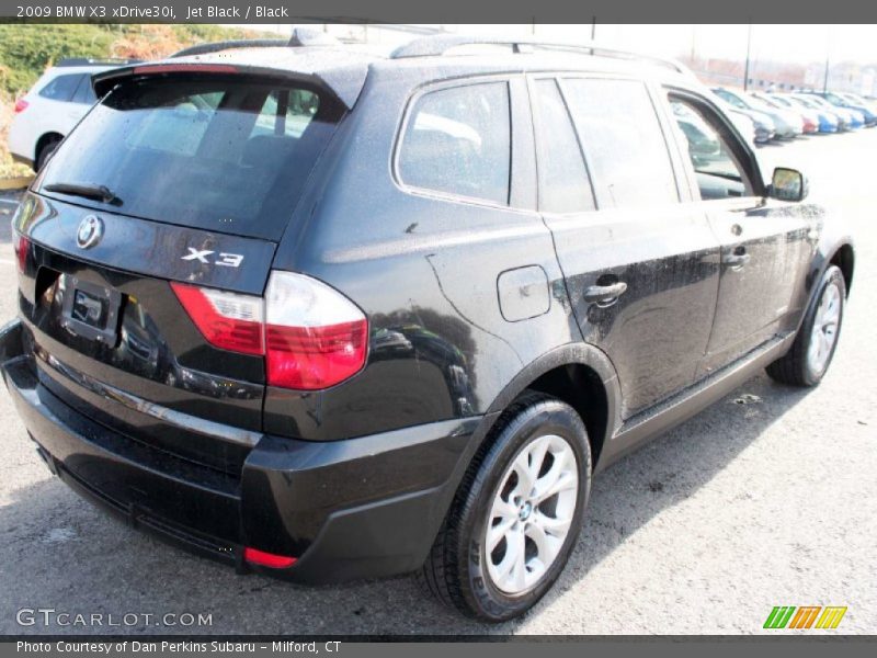 Jet Black / Black 2009 BMW X3 xDrive30i