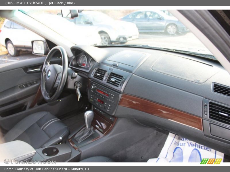 Jet Black / Black 2009 BMW X3 xDrive30i