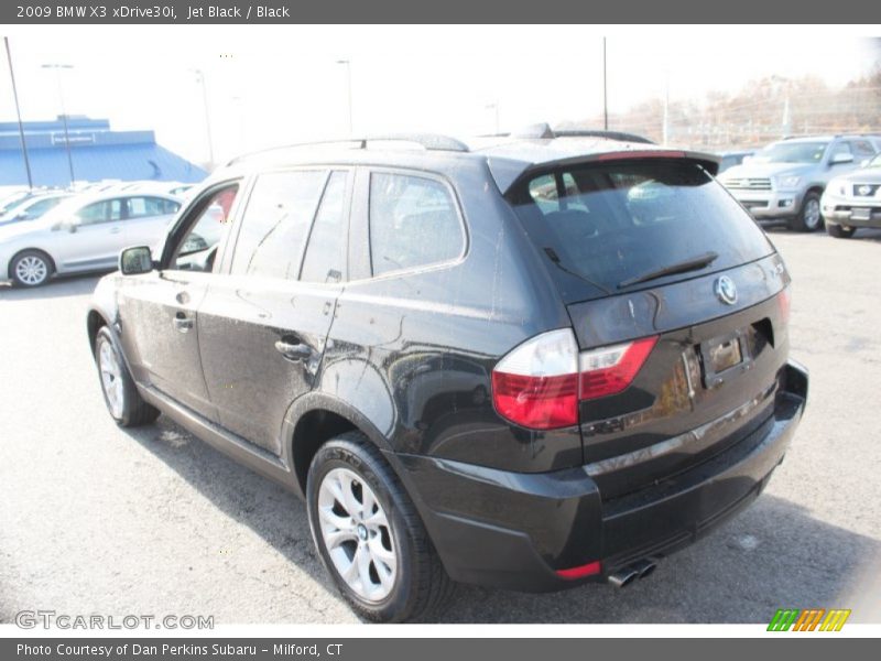 Jet Black / Black 2009 BMW X3 xDrive30i