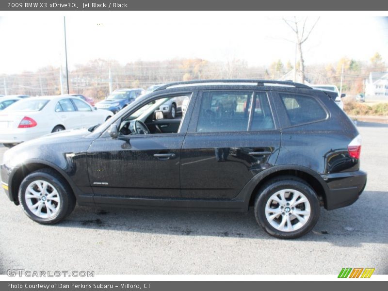 Jet Black / Black 2009 BMW X3 xDrive30i