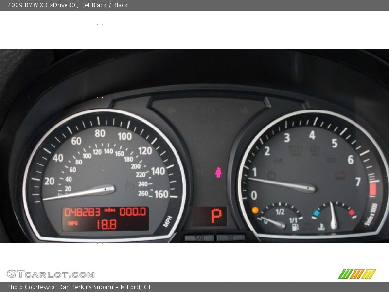 Jet Black / Black 2009 BMW X3 xDrive30i