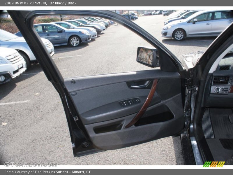 Jet Black / Black 2009 BMW X3 xDrive30i