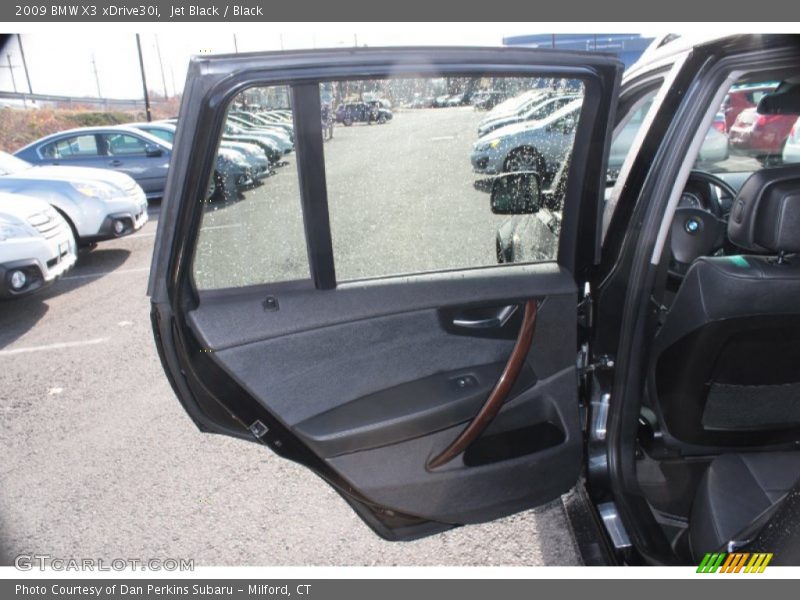Jet Black / Black 2009 BMW X3 xDrive30i