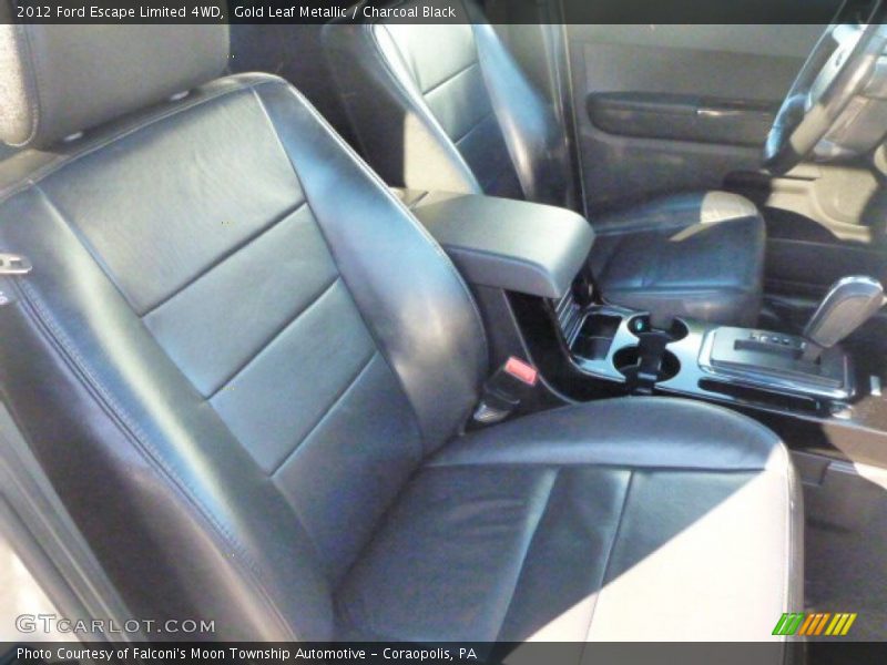 Gold Leaf Metallic / Charcoal Black 2012 Ford Escape Limited 4WD