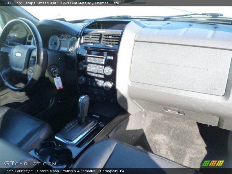 Gold Leaf Metallic / Charcoal Black 2012 Ford Escape Limited 4WD