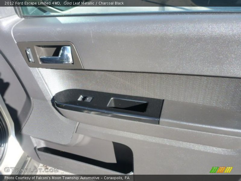 Gold Leaf Metallic / Charcoal Black 2012 Ford Escape Limited 4WD