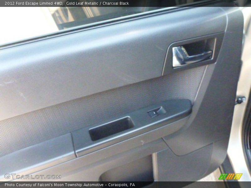 Gold Leaf Metallic / Charcoal Black 2012 Ford Escape Limited 4WD