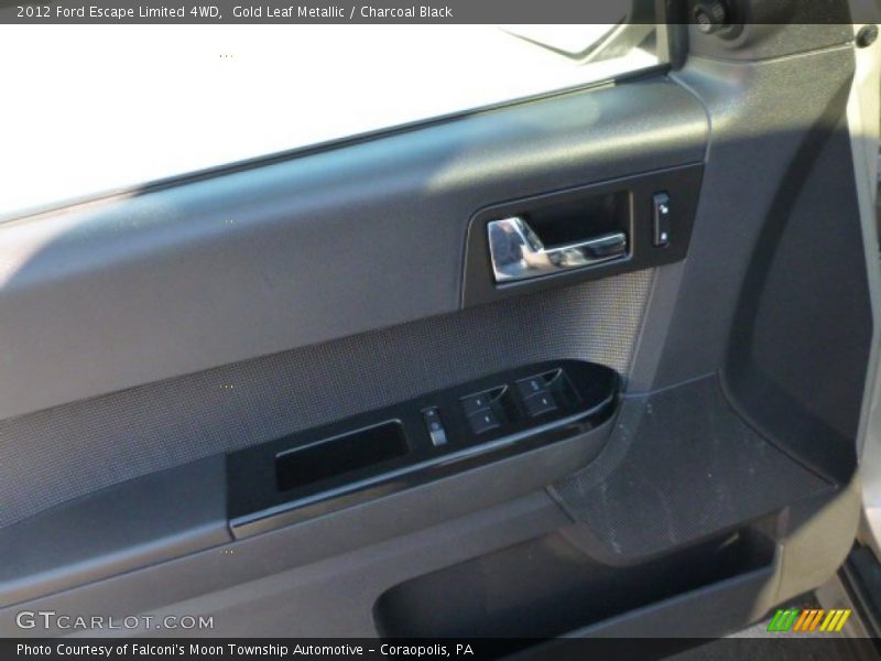 Gold Leaf Metallic / Charcoal Black 2012 Ford Escape Limited 4WD