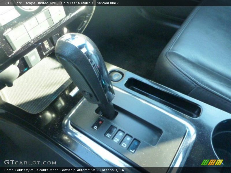 Gold Leaf Metallic / Charcoal Black 2012 Ford Escape Limited 4WD