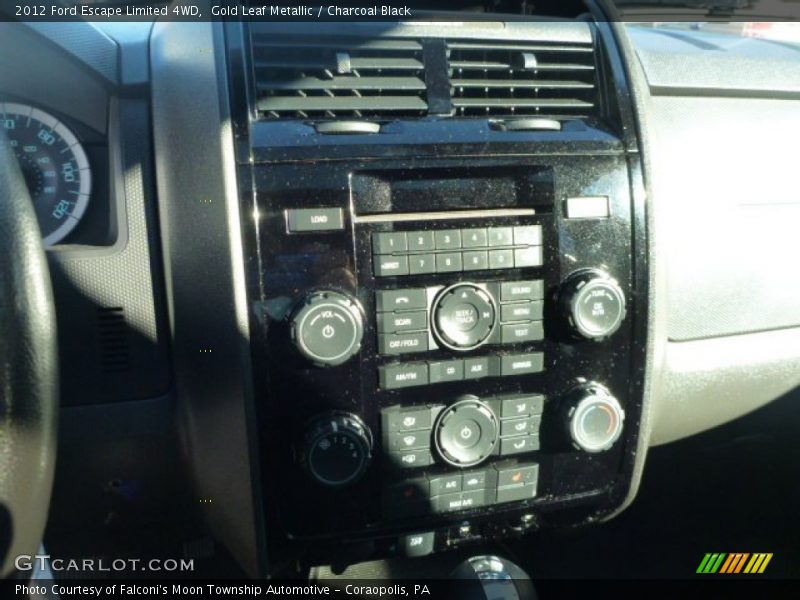 Gold Leaf Metallic / Charcoal Black 2012 Ford Escape Limited 4WD