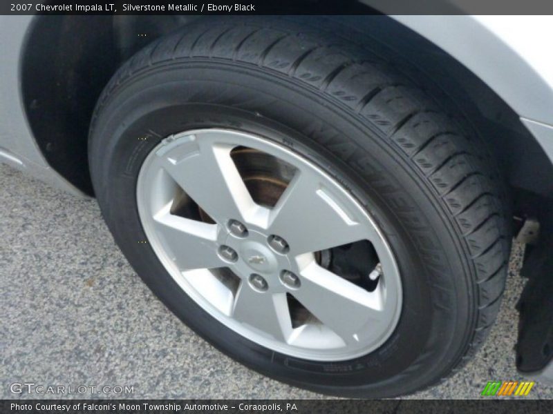 Silverstone Metallic / Ebony Black 2007 Chevrolet Impala LT