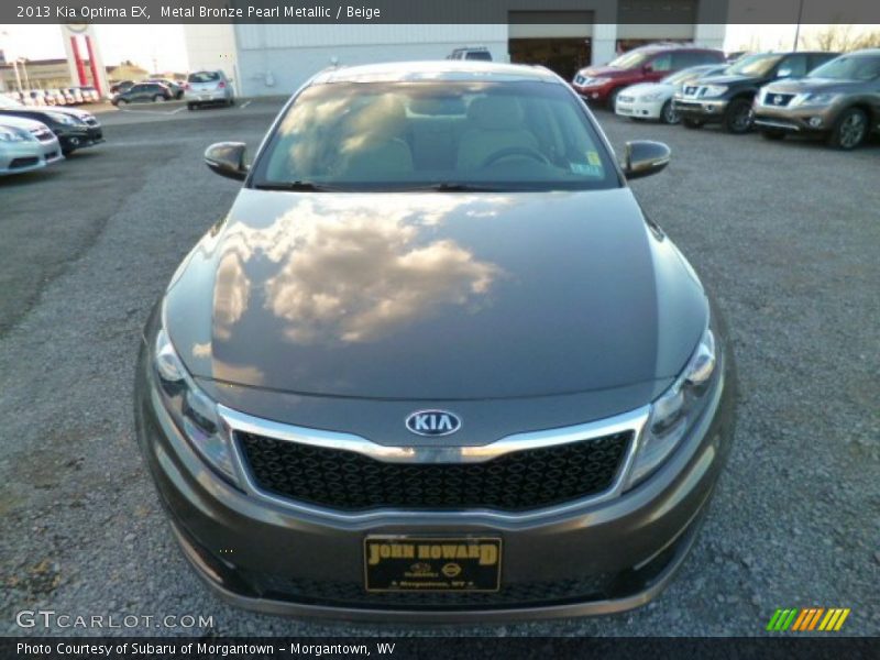 Metal Bronze Pearl Metallic / Beige 2013 Kia Optima EX