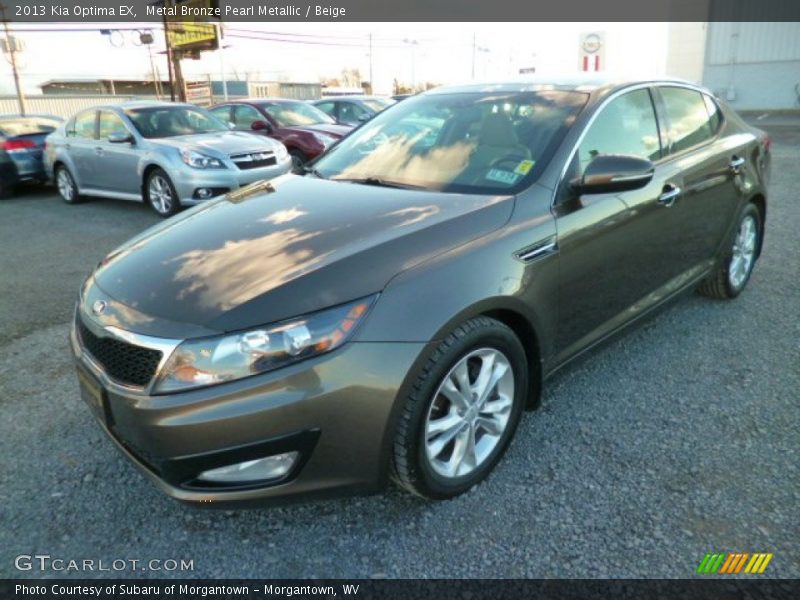 Metal Bronze Pearl Metallic / Beige 2013 Kia Optima EX