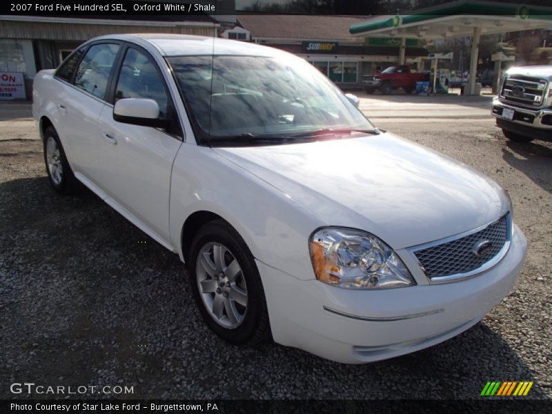 Oxford White / Shale 2007 Ford Five Hundred SEL