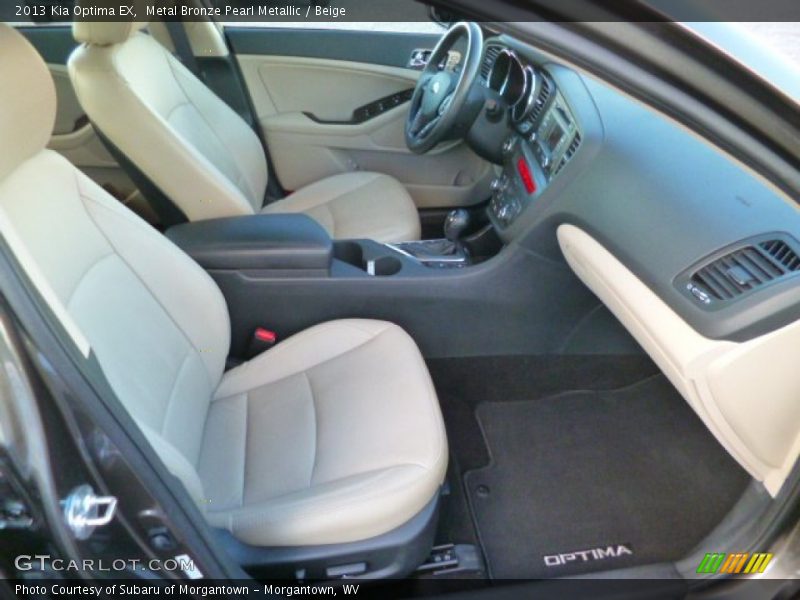Metal Bronze Pearl Metallic / Beige 2013 Kia Optima EX
