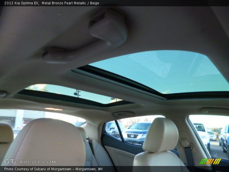 Metal Bronze Pearl Metallic / Beige 2013 Kia Optima EX