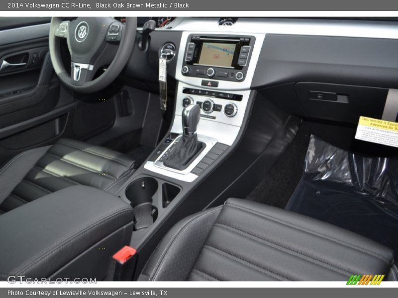 Black Oak Brown Metallic / Black 2014 Volkswagen CC R-Line