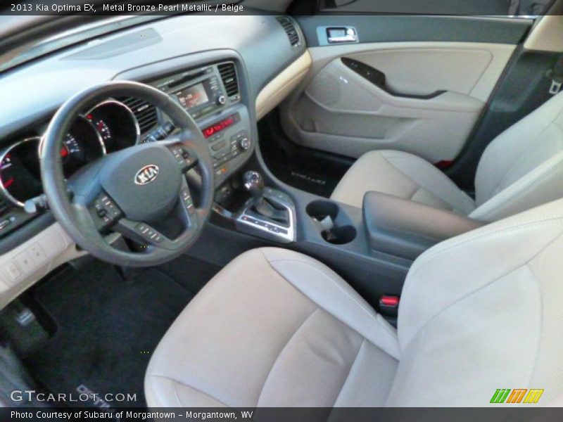 Metal Bronze Pearl Metallic / Beige 2013 Kia Optima EX