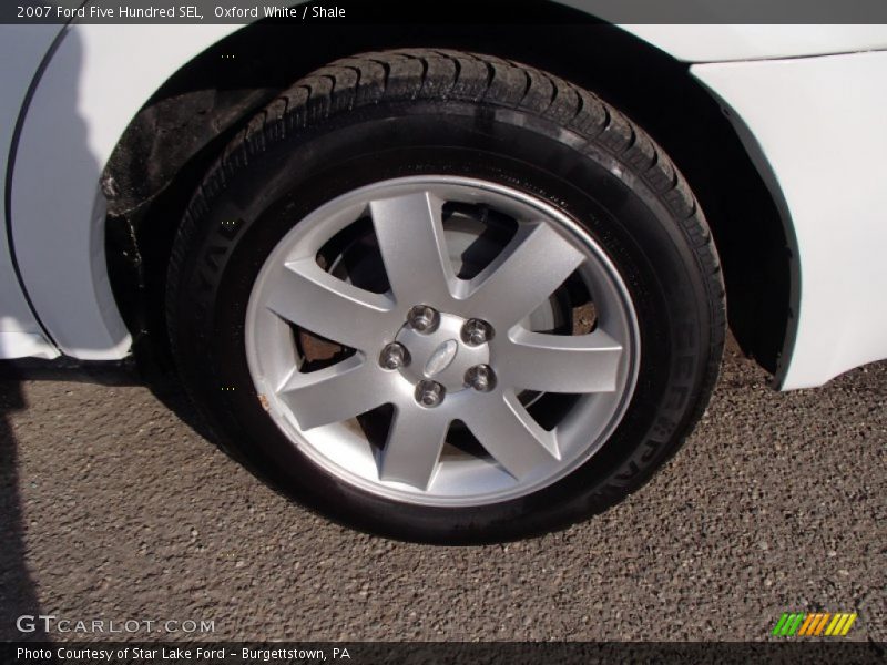 Oxford White / Shale 2007 Ford Five Hundred SEL