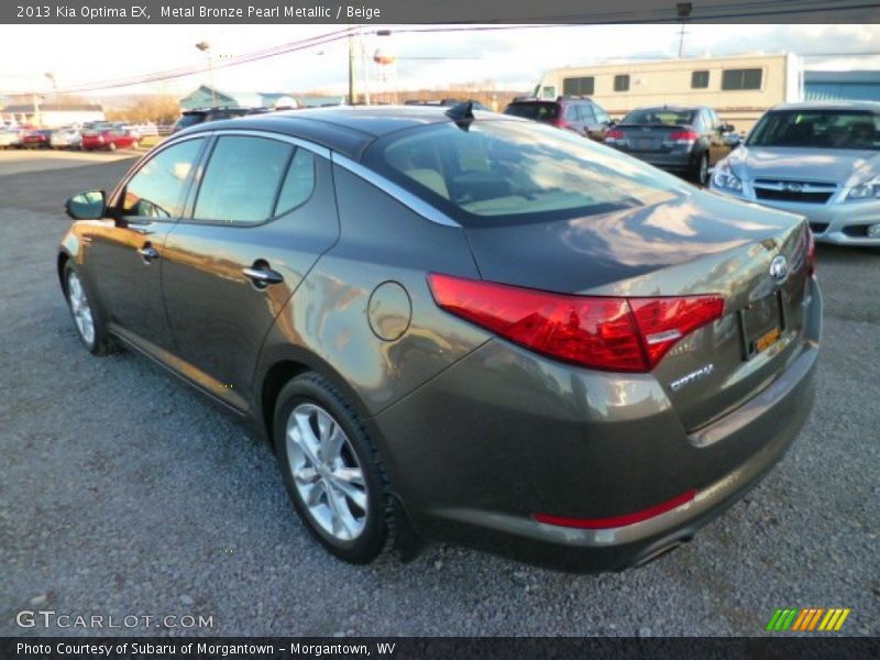 Metal Bronze Pearl Metallic / Beige 2013 Kia Optima EX