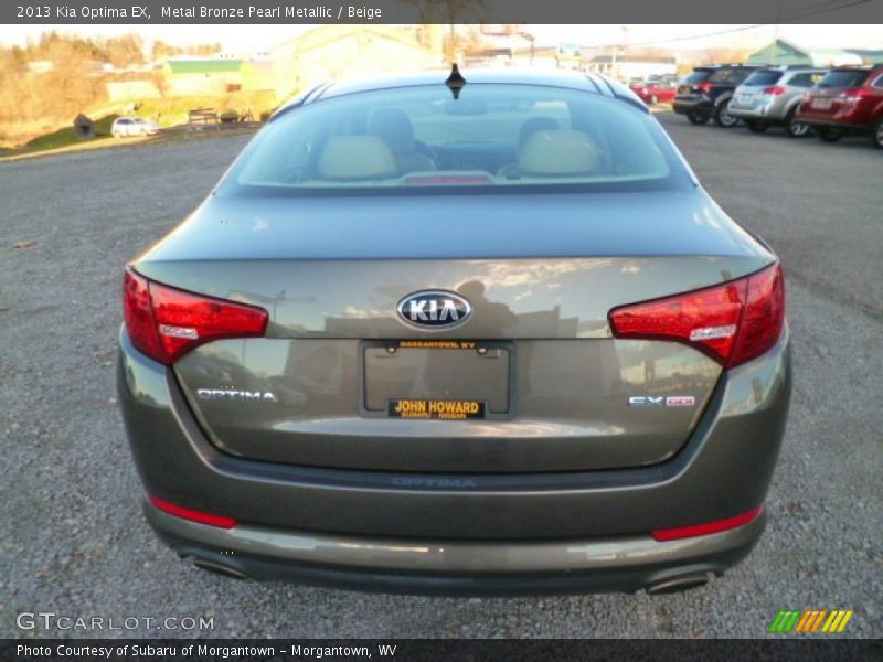 Metal Bronze Pearl Metallic / Beige 2013 Kia Optima EX