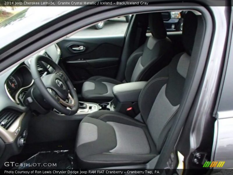 2014 Cherokee Latitude Iceland - Black/Iceland Gray Interior