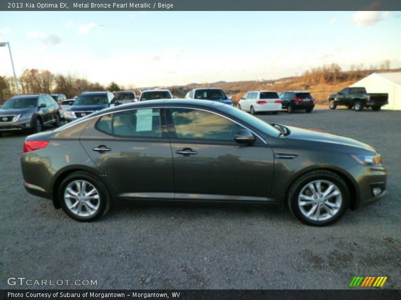 Metal Bronze Pearl Metallic / Beige 2013 Kia Optima EX