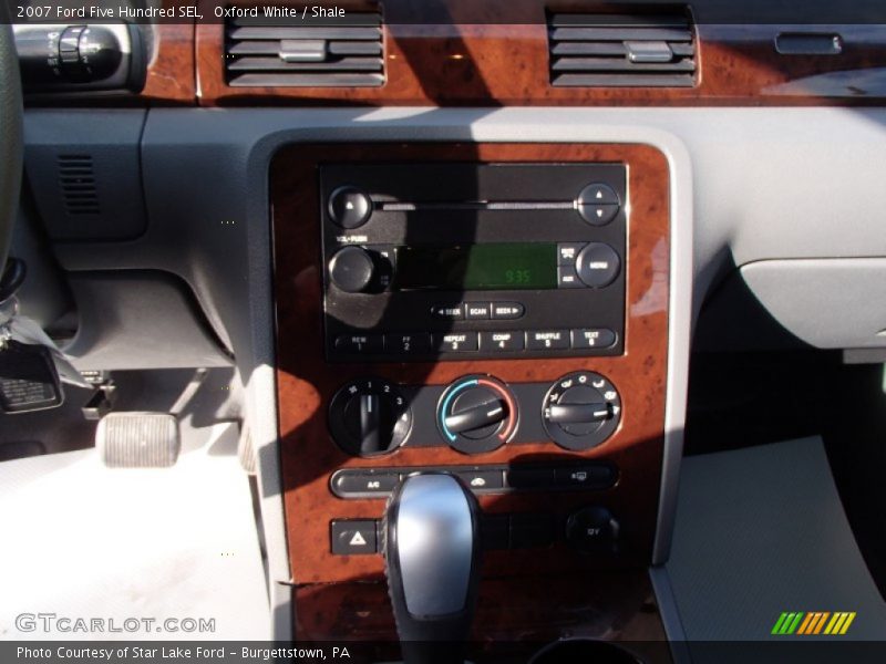 Oxford White / Shale 2007 Ford Five Hundred SEL