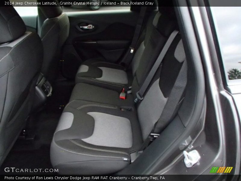 Granite Crystal Metallic / Iceland - Black/Iceland Gray 2014 Jeep Cherokee Latitude