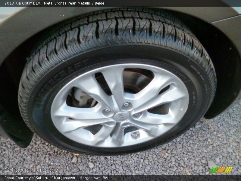 Metal Bronze Pearl Metallic / Beige 2013 Kia Optima EX