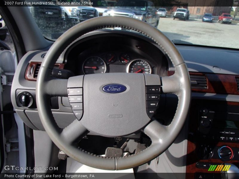 Oxford White / Shale 2007 Ford Five Hundred SEL