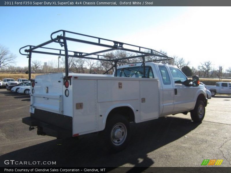 Oxford White / Steel 2011 Ford F350 Super Duty XL SuperCab 4x4 Chassis Commercial