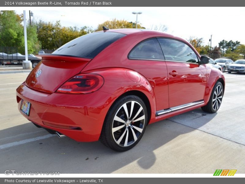 Tornado Red / Titan Black 2014 Volkswagen Beetle R-Line