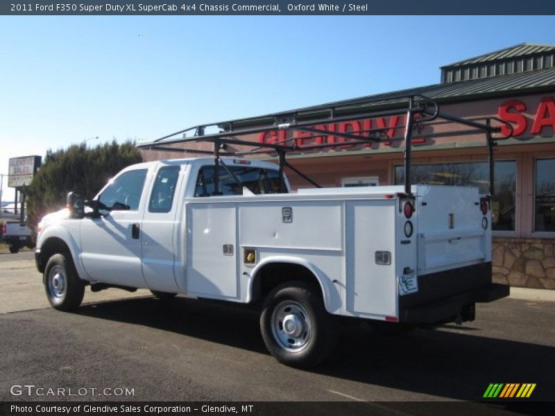 Oxford White / Steel 2011 Ford F350 Super Duty XL SuperCab 4x4 Chassis Commercial