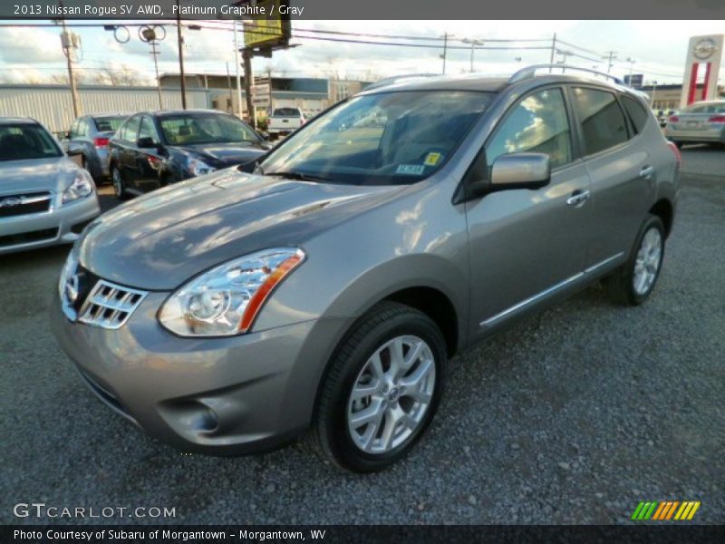 Platinum Graphite / Gray 2013 Nissan Rogue SV AWD