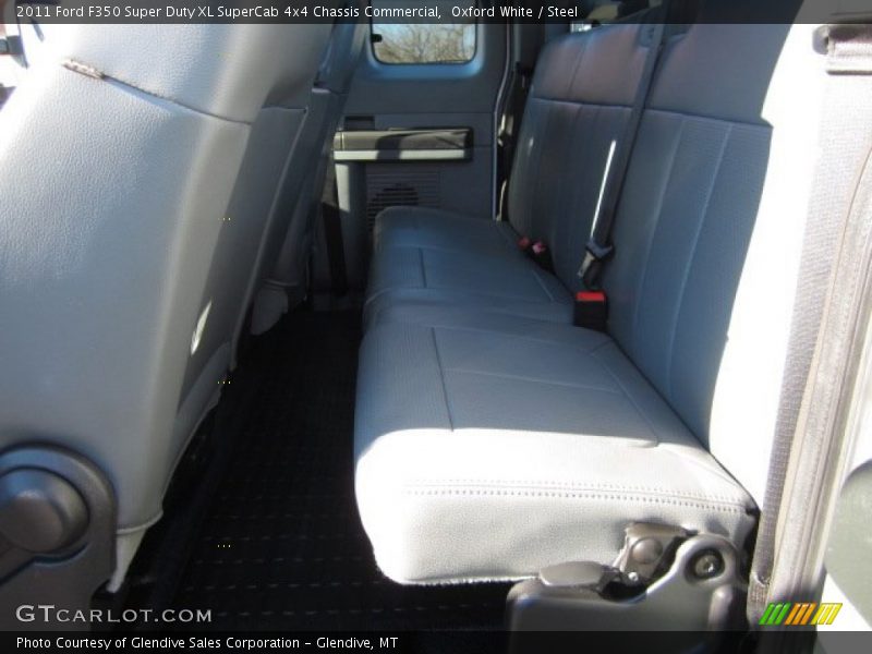 Oxford White / Steel 2011 Ford F350 Super Duty XL SuperCab 4x4 Chassis Commercial