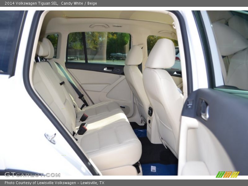 Candy White / Beige 2014 Volkswagen Tiguan SEL