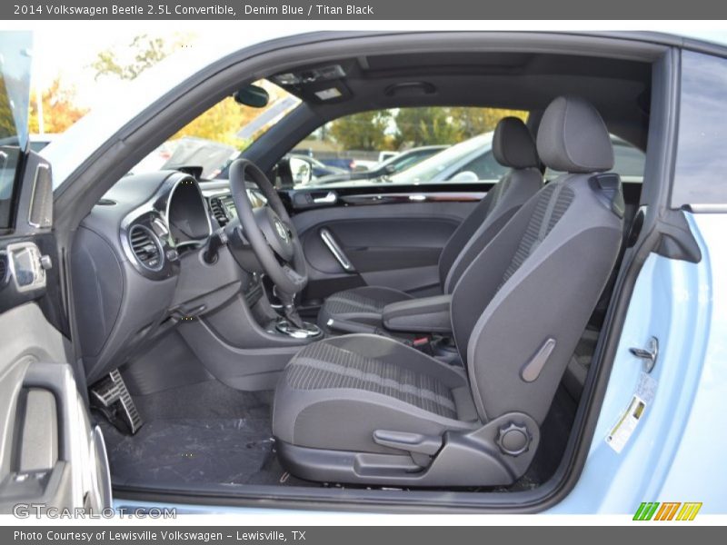 2014 Beetle 2.5L Convertible Titan Black Interior