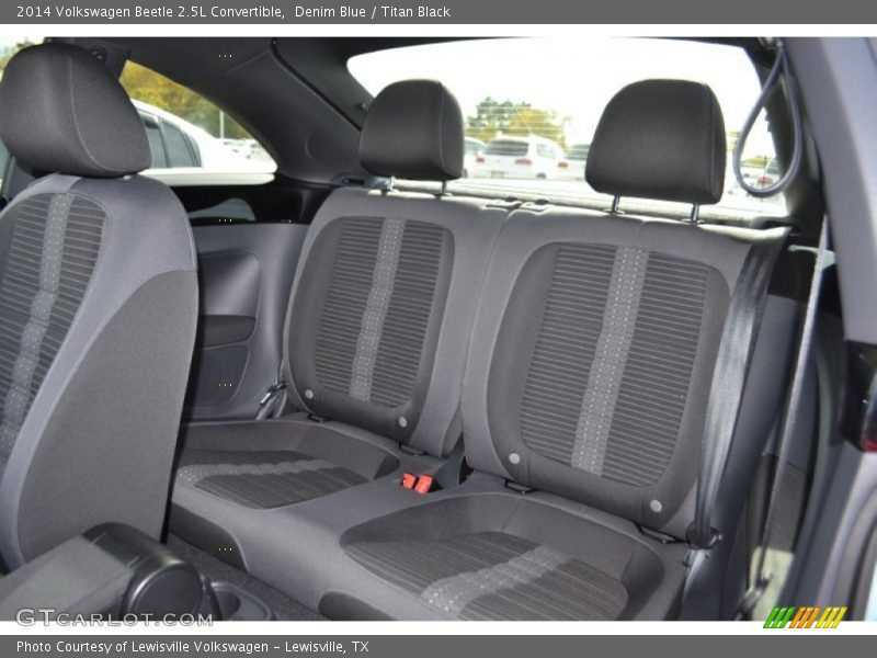 Rear Seat of 2014 Beetle 2.5L Convertible