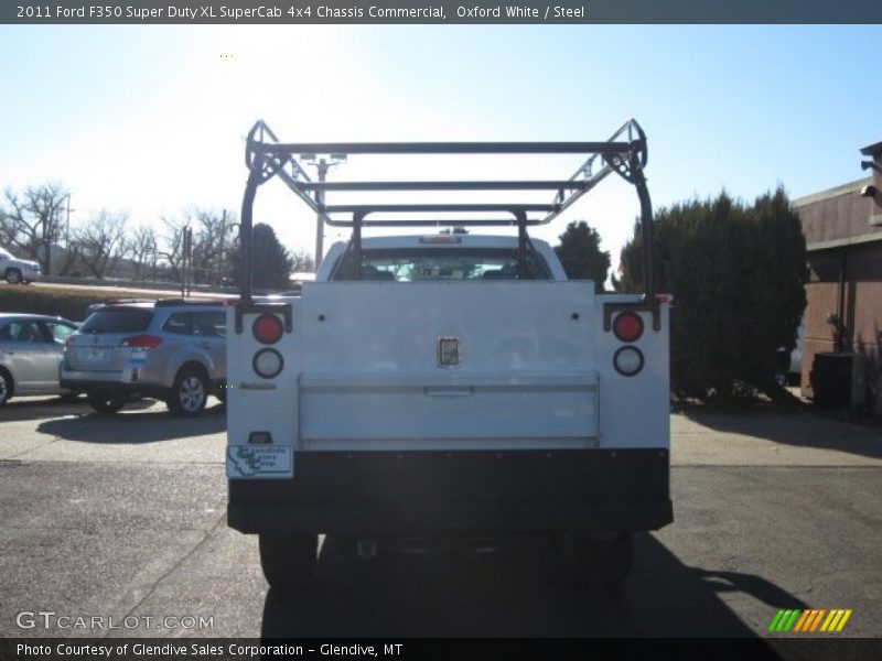 Oxford White / Steel 2011 Ford F350 Super Duty XL SuperCab 4x4 Chassis Commercial