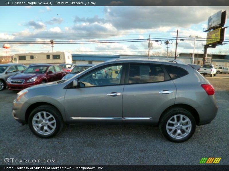Platinum Graphite / Gray 2013 Nissan Rogue SV AWD