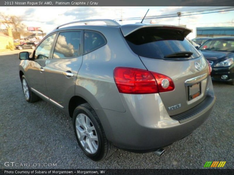 Platinum Graphite / Gray 2013 Nissan Rogue SV AWD